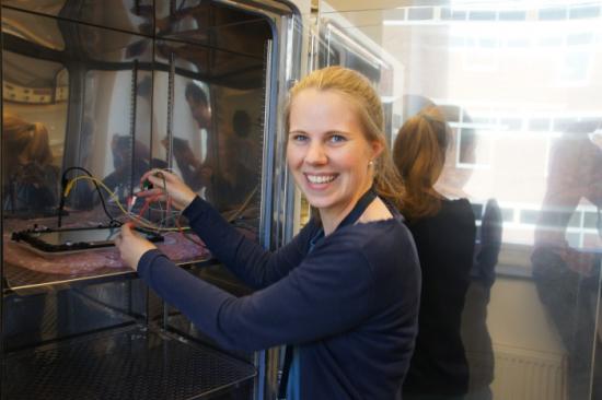 Verena Klass, forskare i elektrokemi på KTH.